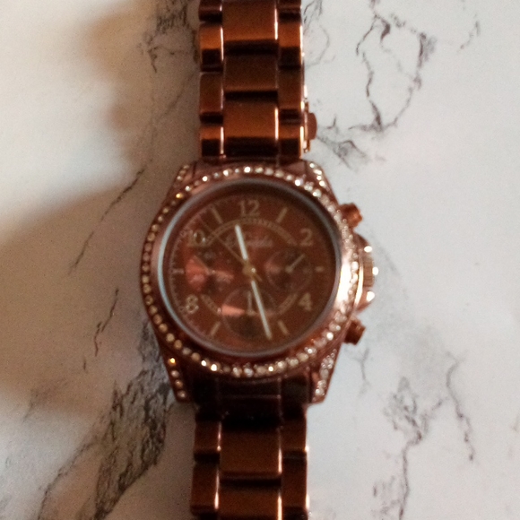 Breda Ladies Watch #2288 Bronze with Crystals - Picture 12 of 12